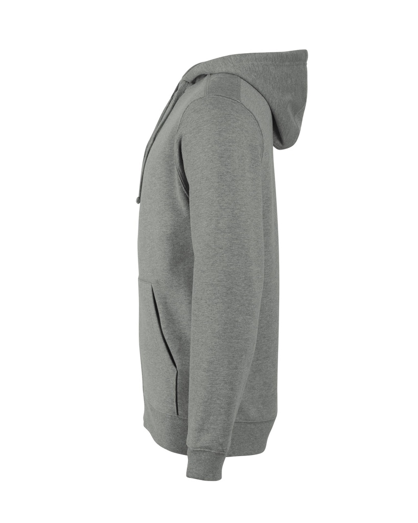 Malfini Trendy Zipper Herren-Sweatshirt – Dunkelgrau meliert – Seitenansicht