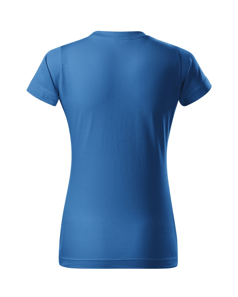 Malfini Basic Free Damen-T-Shirt – Azurblau – Rückansicht
