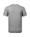Rimeck Recall Unisex-T-Shirt – Dunkelgrau meliert – Rückansicht