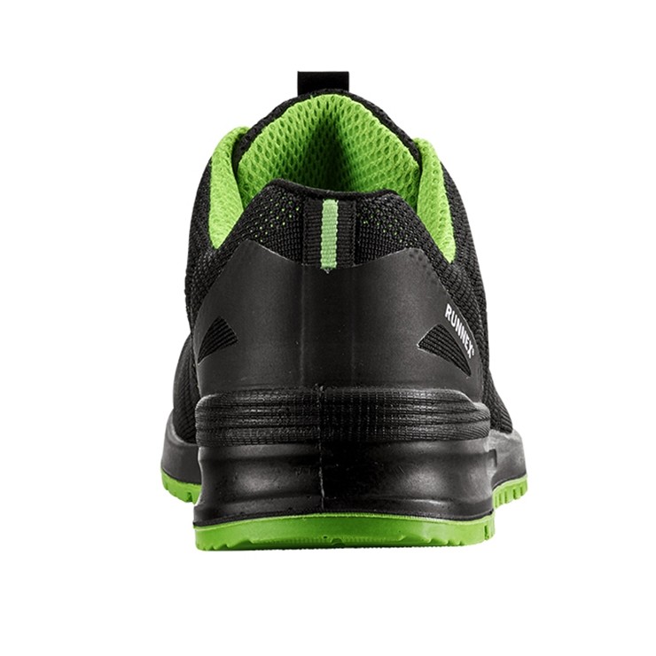 Runnex SportStar Sicherheitsschuhe S1PS ESD – Grün/Schwarz