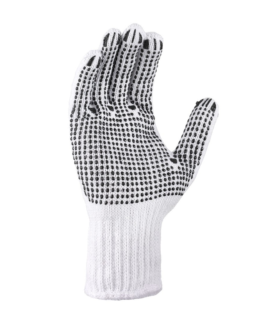teXXor Grobstrickhandschuhe Baumwolle/Polyester II – Weiß