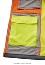 4PROTECT Houston Warnschutzsoftshelljacke – Warngelb/Warnorange