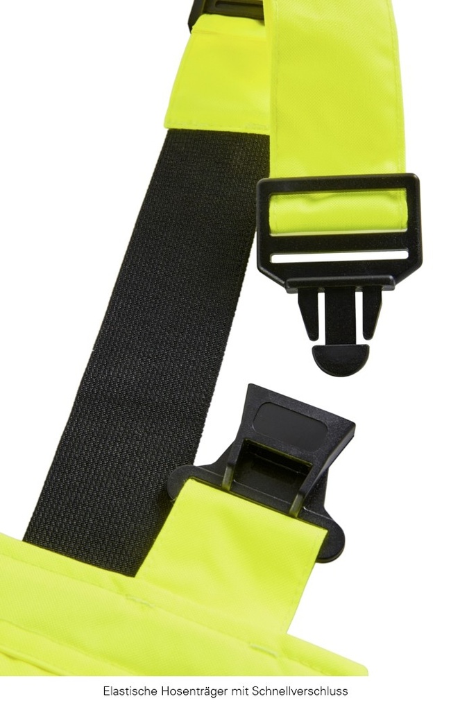 4PROTECT Atlanta Warnschutzwinterlatzhose – Warngelb/Grau