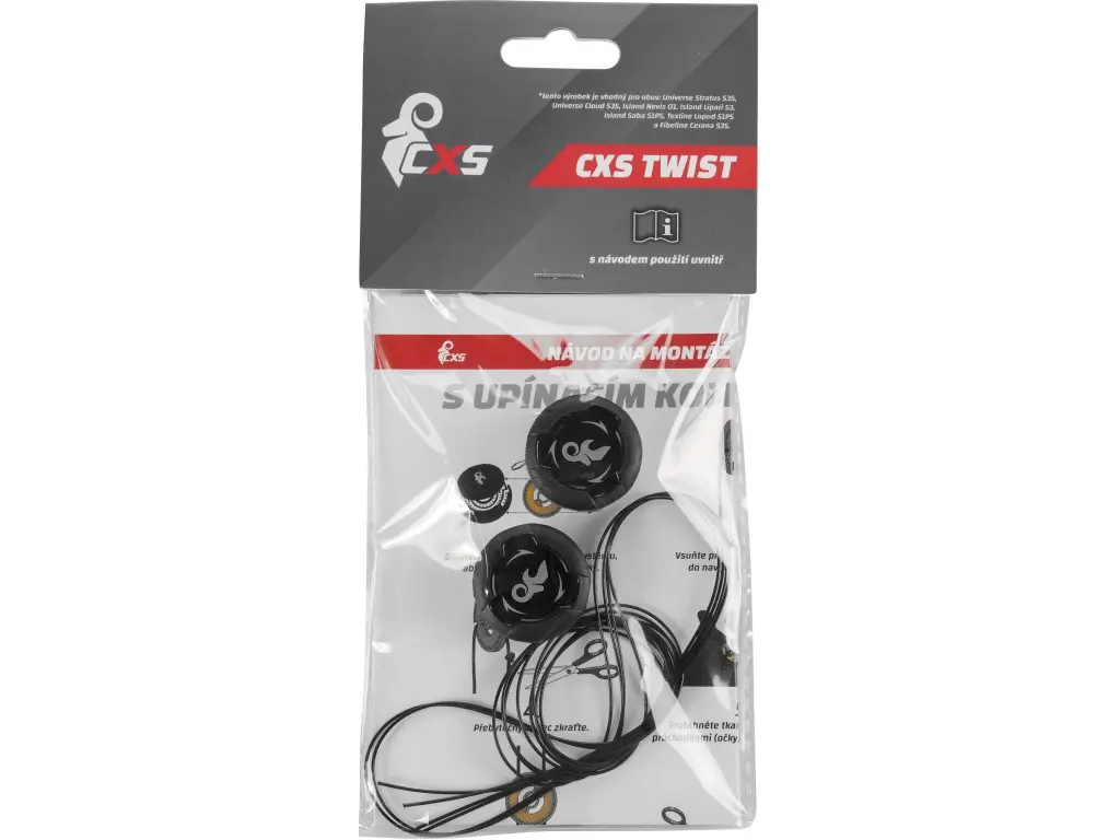 CXS TWIST Drehverschlusssystem – Schwarz