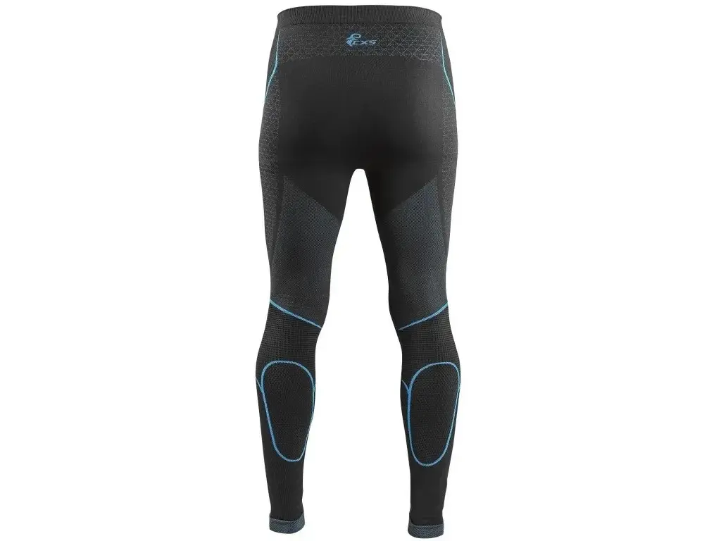 CXS SEAMFLEX Herren-Funktionsunterhose – Schwarz/Blau