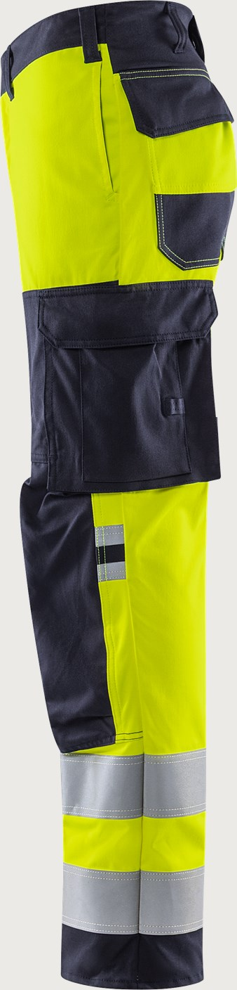 Fristads Flamestat Warnschutz-Stretchhose 2161 ATHF – Warngelb/Marineblau