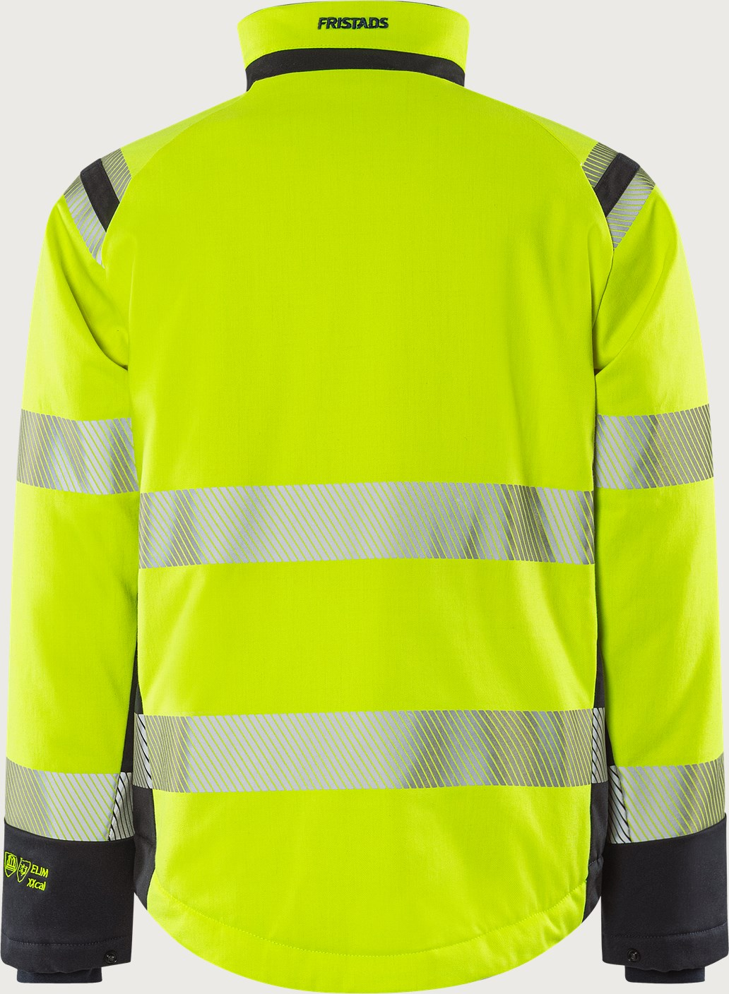 Fristads Flamestat Green Warnschutz-Winterjacke – Warngelb/Marineblau