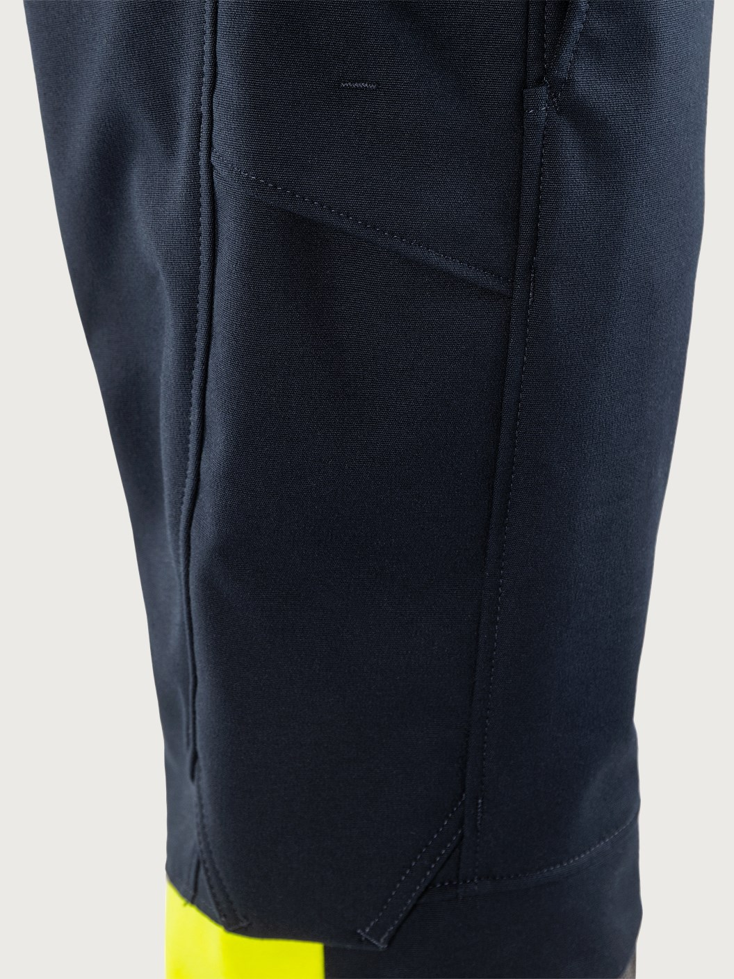 Fristads Flamestat Warnschutz-Stretchhose 2281 FSS – Warngelb/Marineblau