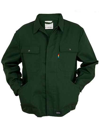 [180-25-323-44] Carson Classic Workwear Arbeitsjacke Classic (44, Flaschengrün)