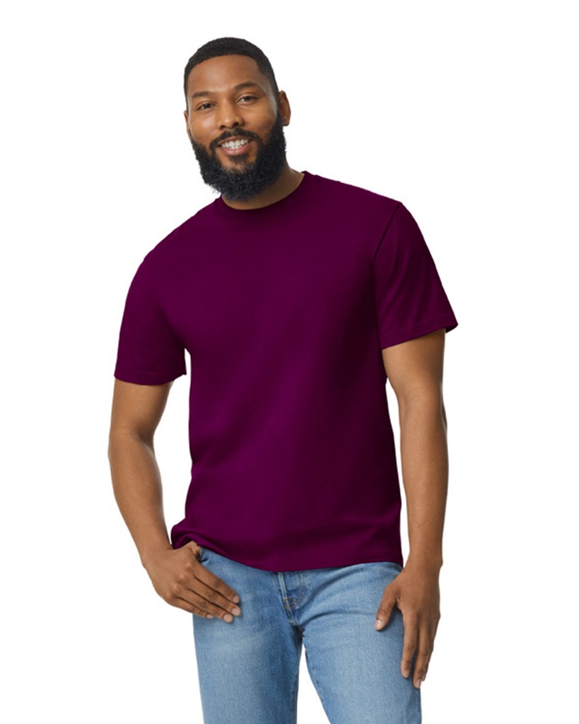 [180-10-1024-S] Gildan T-Shirt Softstyle Midweight (S, Aubergine)