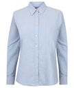 Henbury Bluse Langarm Oxford