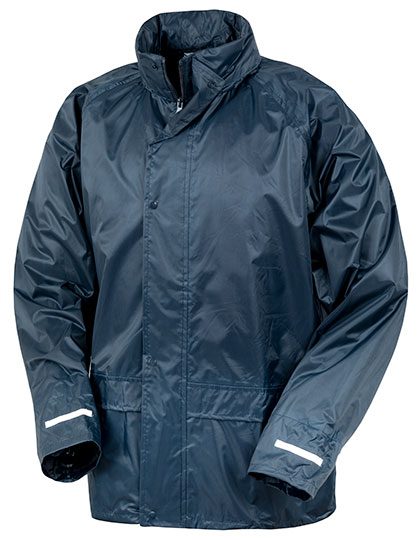 [180-25-372-S] Result Core Regenjacke Hamburg (S, Marineblau)