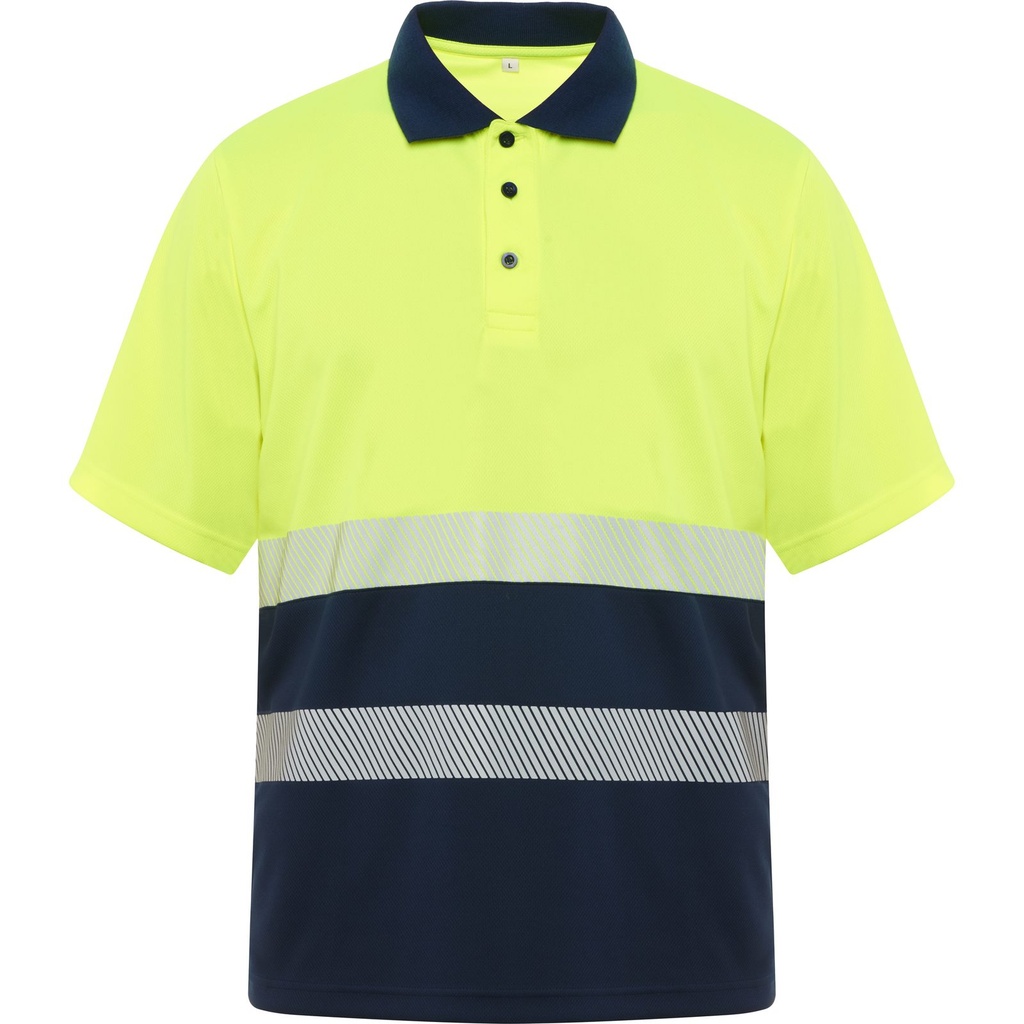 [180-10-1130-S] Roly Workwear Warnschutz-Poloshirt Vega (S)