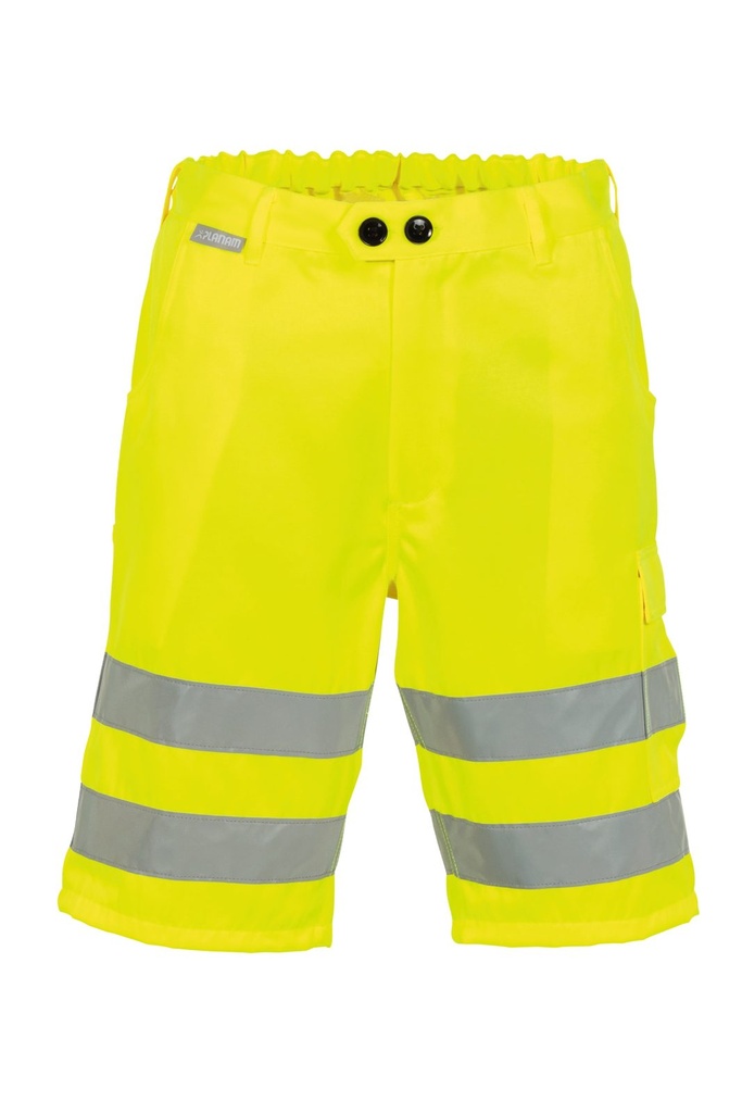 [160-35-238-S] Planam Shorts uni Warnschutz, Outdoor (S, Warngelb)