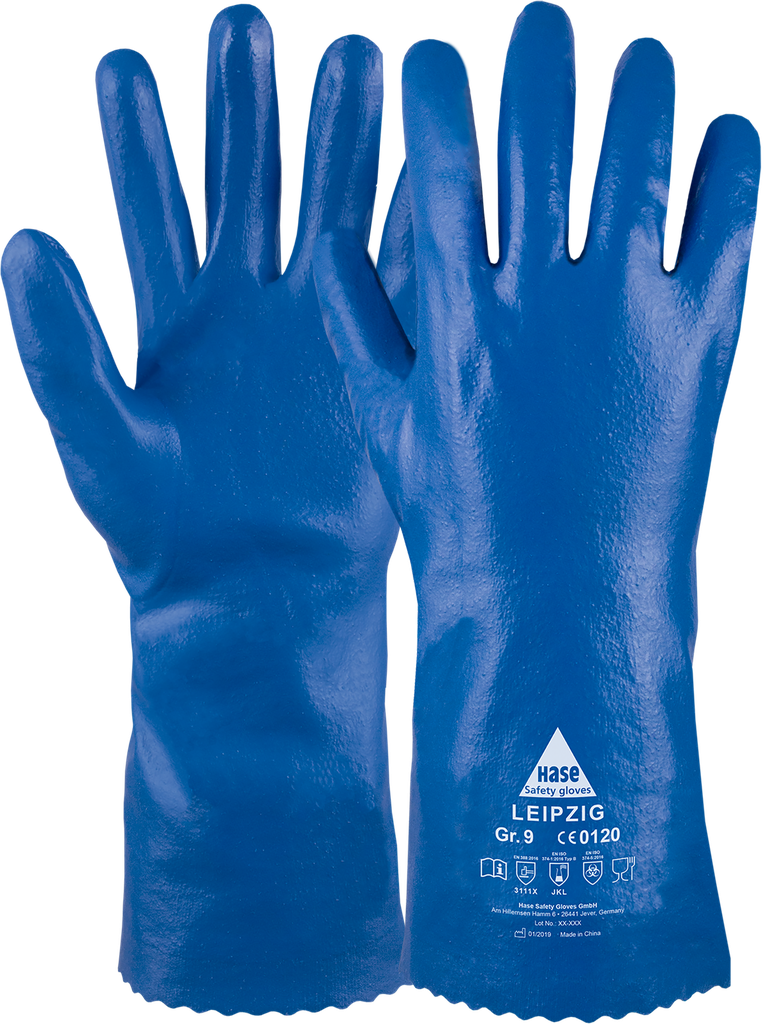 [170-50-099-6] Hase Safety Gloves Schutzhandschuhe Chemie/Einweg Leipzig (6)