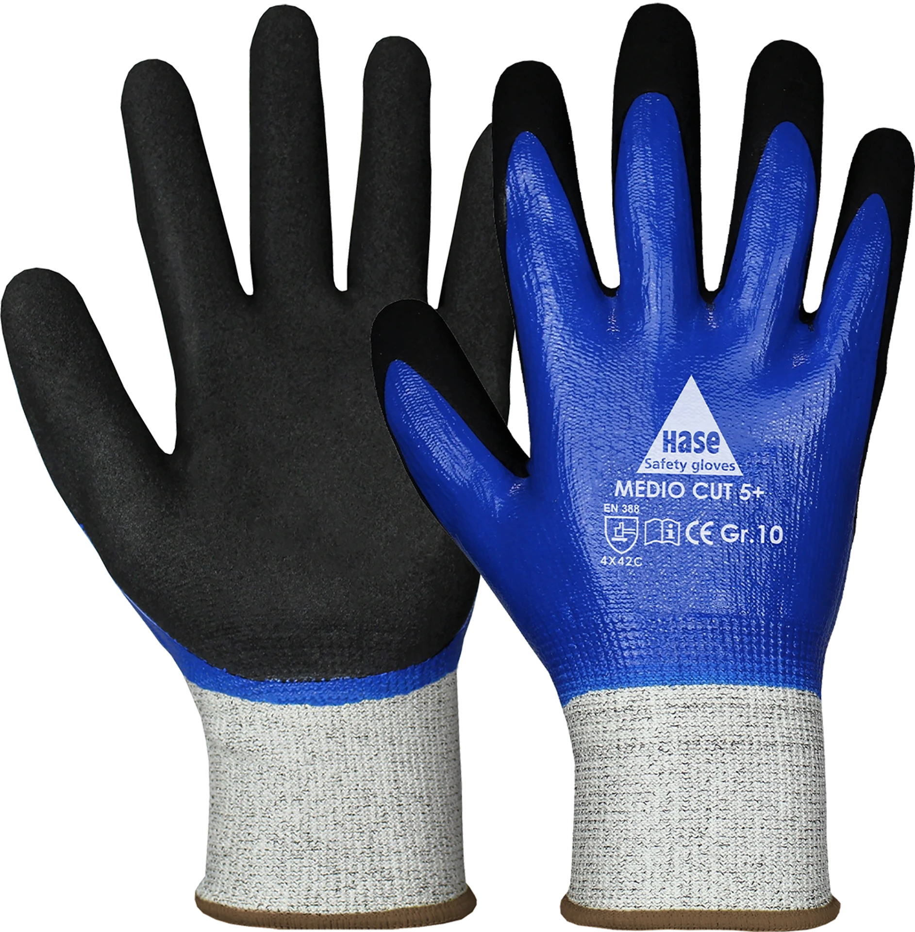 [170-50-068-7] Hase Safety Medio Cut 5+ Schnittschutzhandschuhe (7)