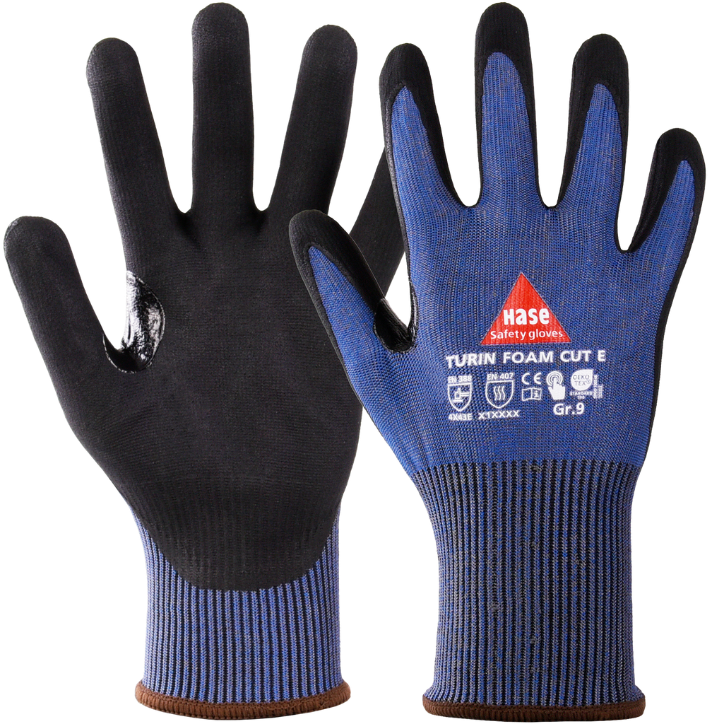 [170-50-073-6] Hase Safety Gloves Handschuhe Schnittschutz Turin Foam Cut E (6)