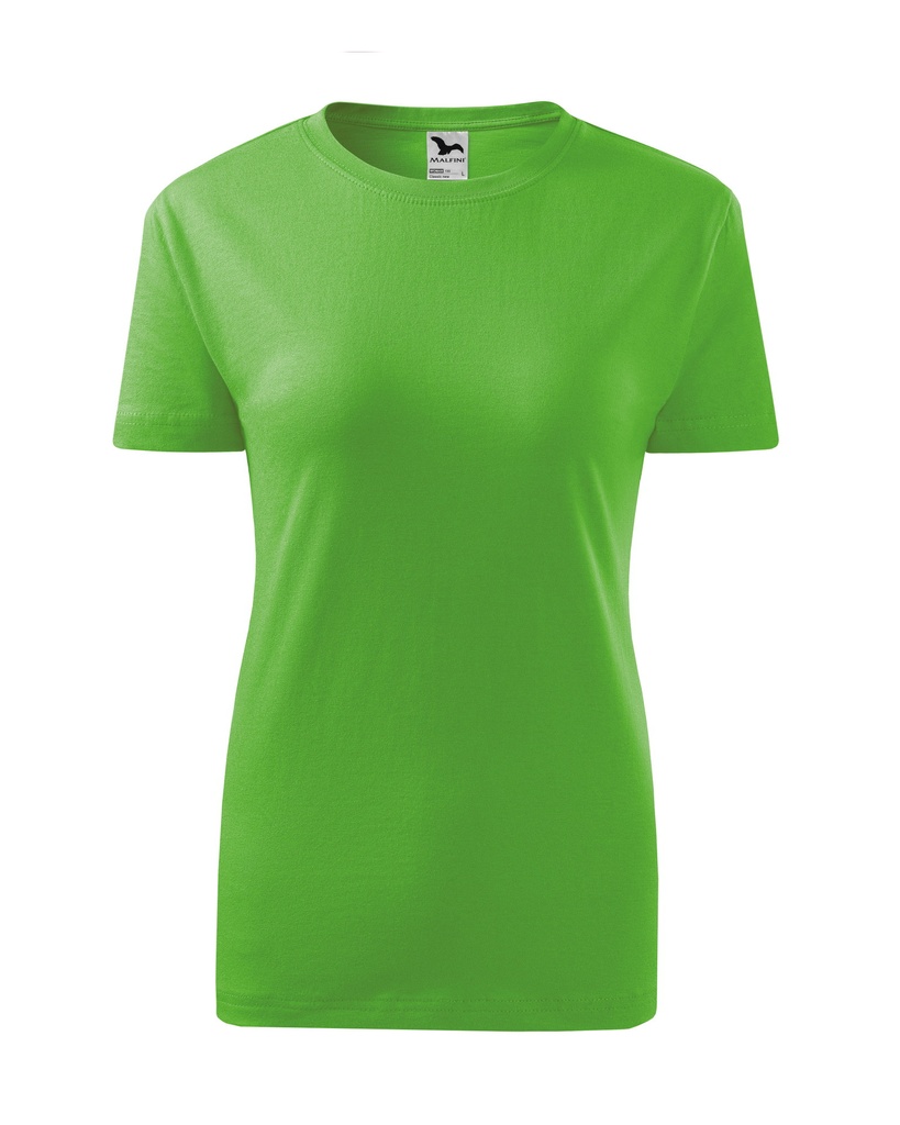[130-10-224-XS] Malfini Classic New Damen-T-Shirt (XS, Apfelgrün)