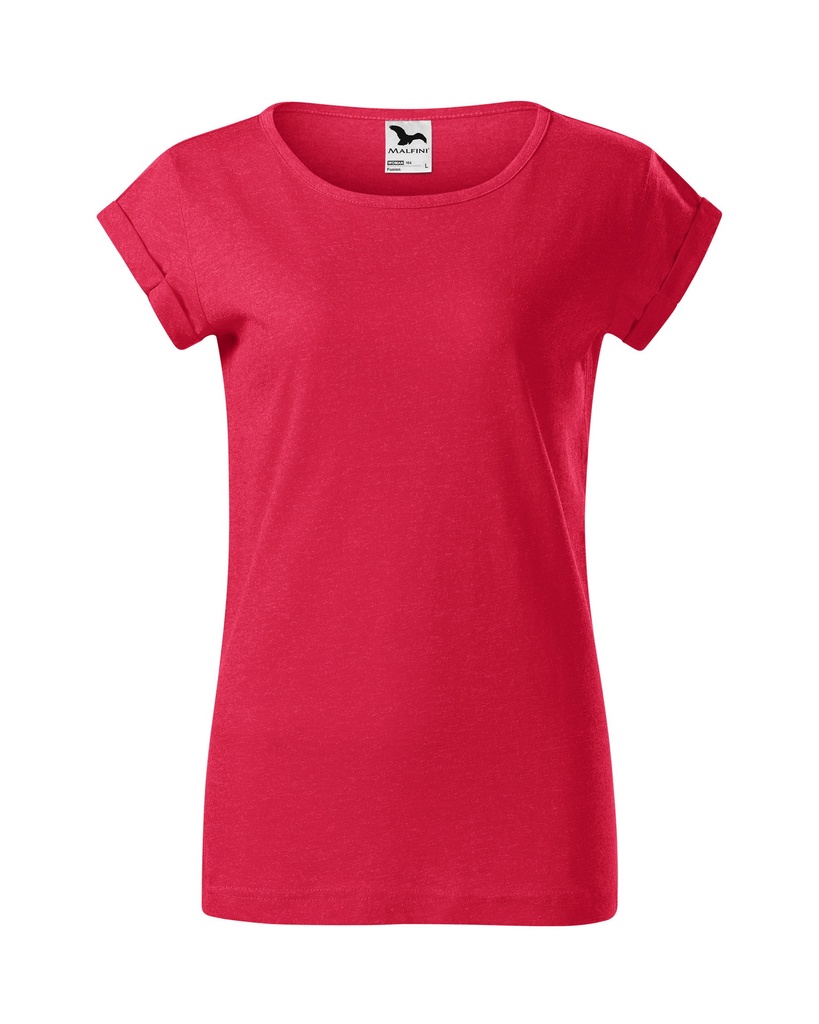 [130-10-300-XS] Malfini Fusion Damen-T-Shirt (XS, Rot meliert)