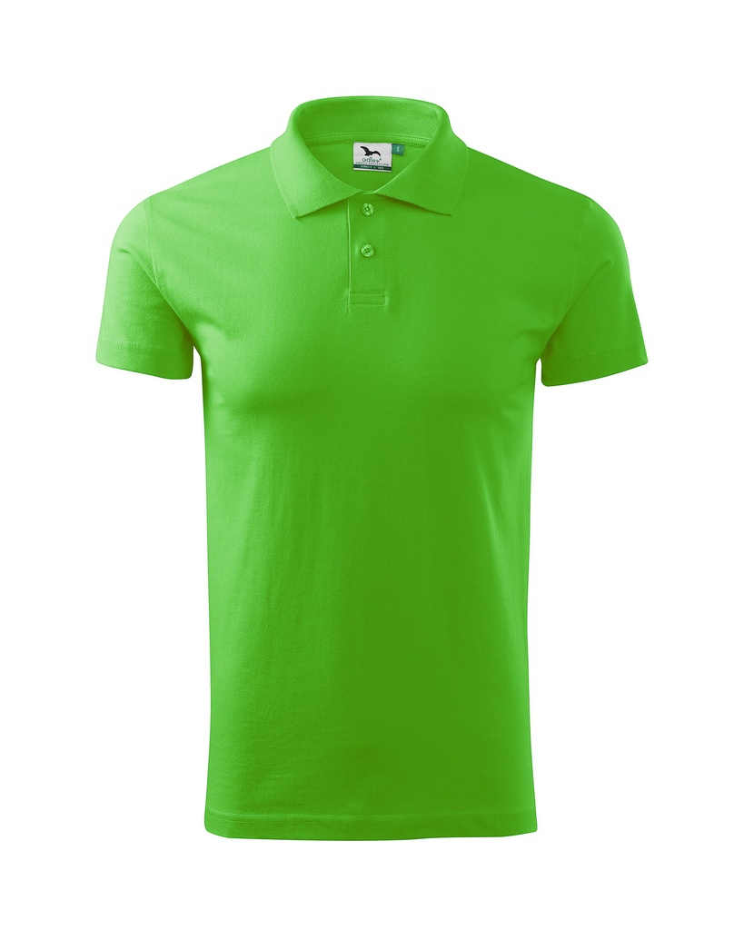 [130-10-594-S] Malfini Single J. Herren-Poloshirt (S, Apfelgrün)