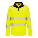 Portwest DX4 Langarm-Warnschutz-Poloshirt mit Reißverschluss