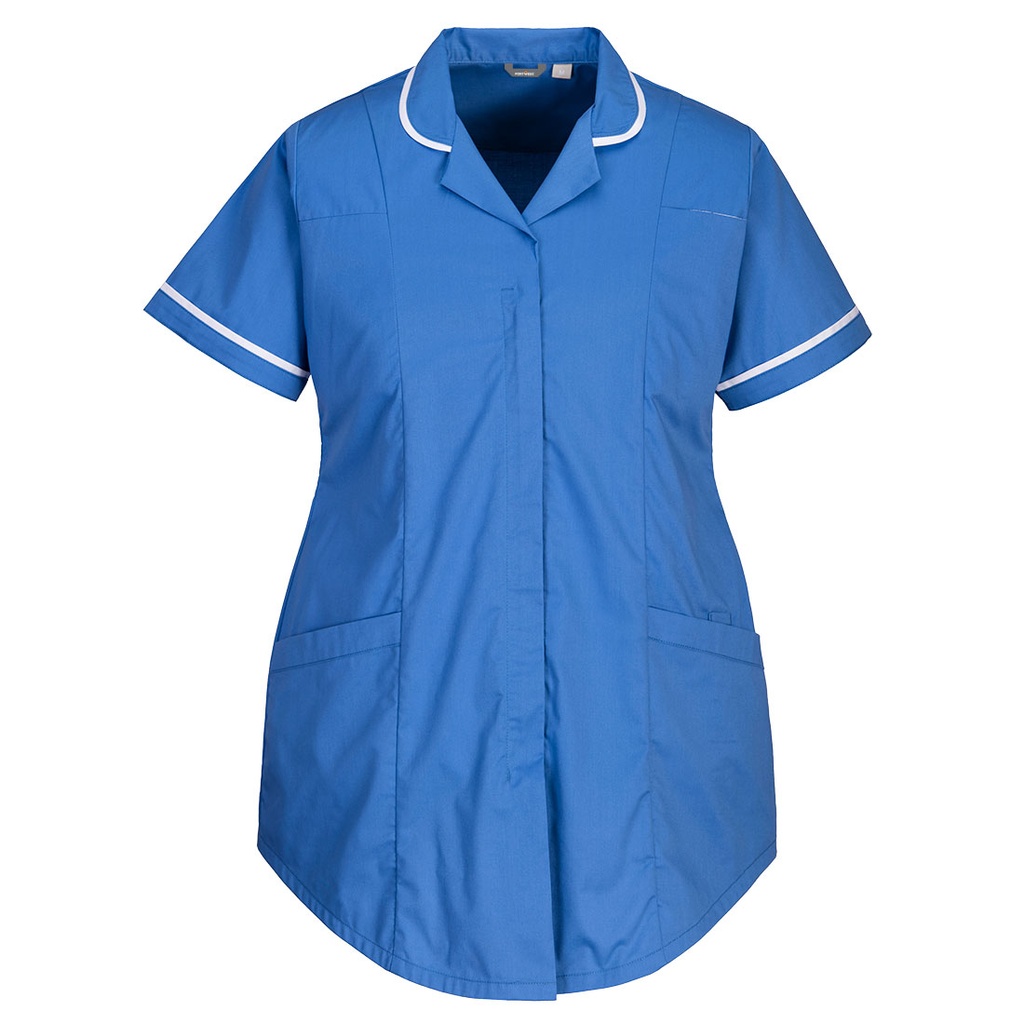 [120-40-146-XS] Portwest Stretch-Umstandstunika (XS, Himmelblau)