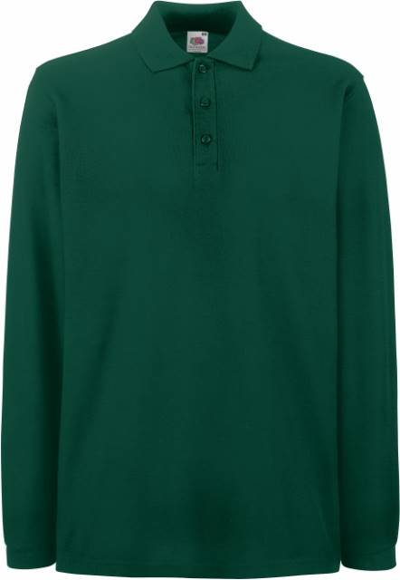 Fruit of the Loom Premium Polo LSL Langarm-Piqué-Poloshirt