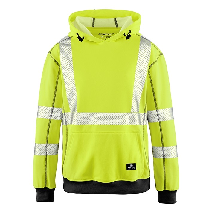 4PROTECT Portland Warnschutzhoodie mit UV-Schutz