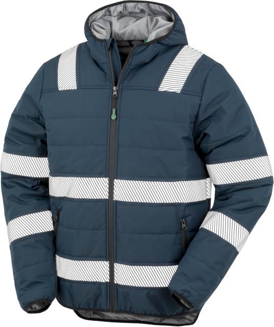 [180-25-183-S] Result Recycled R 500X Sicherheitsjacke (S, Marineblau)