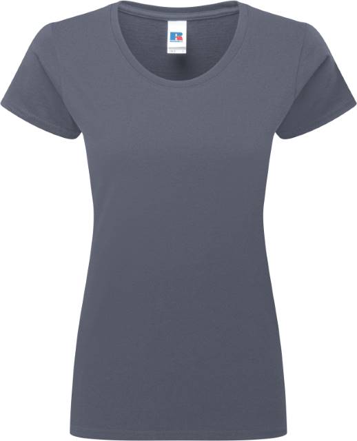 Russell 180F Authentic Damen-T-Shirt schwer