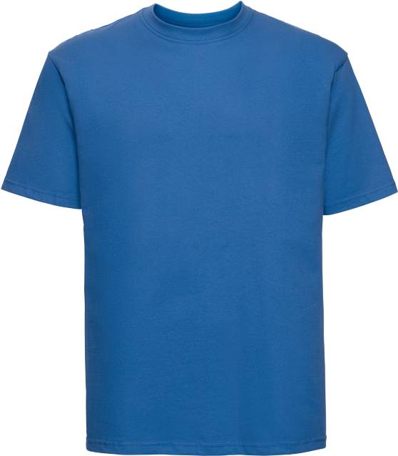 [180-10-769-XS] Russell 180M Schweres T-Shirt "Authentic" (XS, Azurblau)