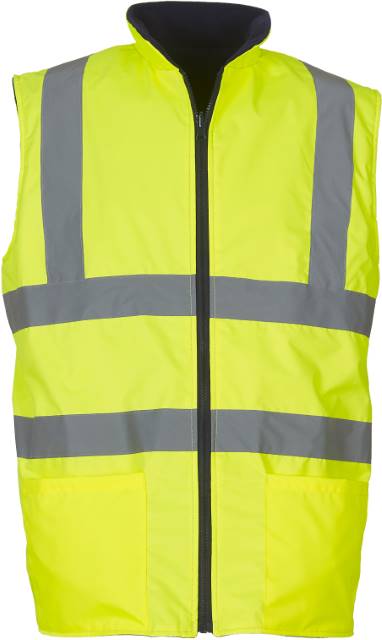 Yoko HV 008F Warnschutz-Wendeweste aus Fleece