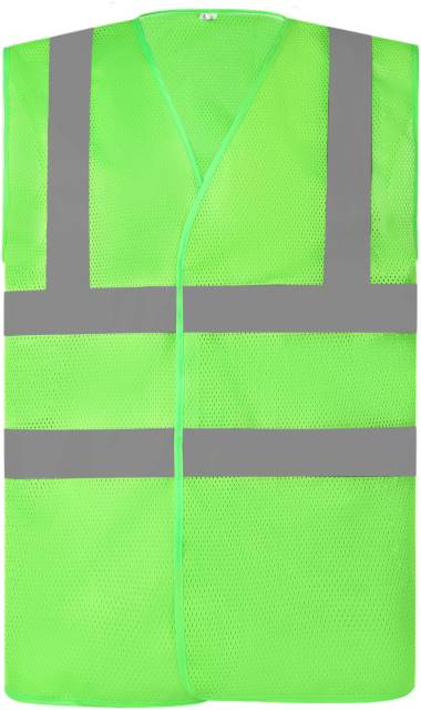 [180-30-102-M] Yoko HVW 120 Hi-Vis Mesh Warnweste (M, Apfelgrün)