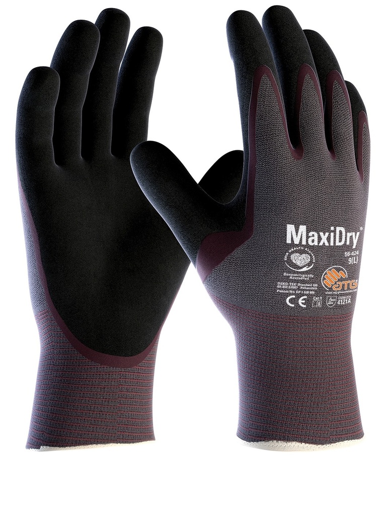 [100-50-002-6] MaxiDry®  Nylon-Strickhandschuhe (56-424) (6)