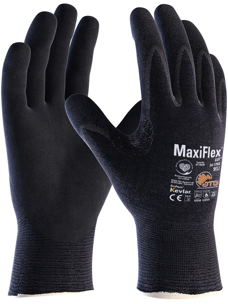 [100-50-006-6] MaxiFlex® Cut™ Kevlar® Schnittschutz-Strickhandschuhe (34-1743) (6)