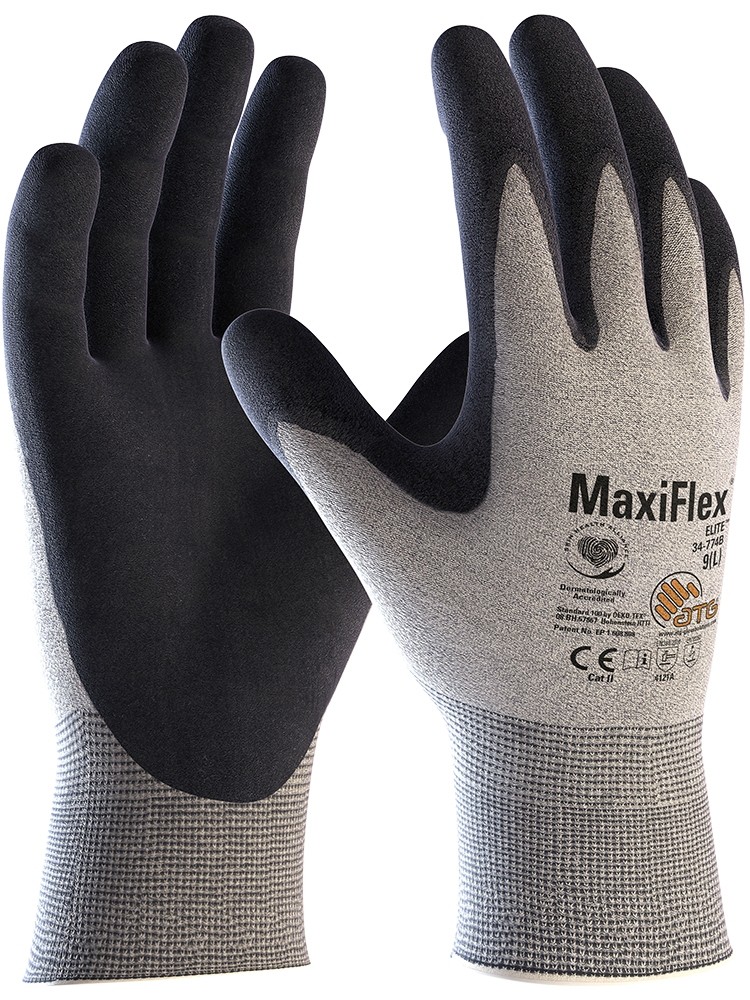 [100-50-009-6] ATG MaxiFlex Elite ESD 34-774B Nylonstrickhandschuhe (6)