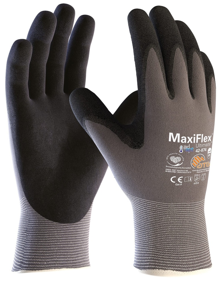 [100-50-012-5] MaxiFlex® Ultimate™ AD-APT® Nylon-Strickhandschuhe (42-874) (5)
