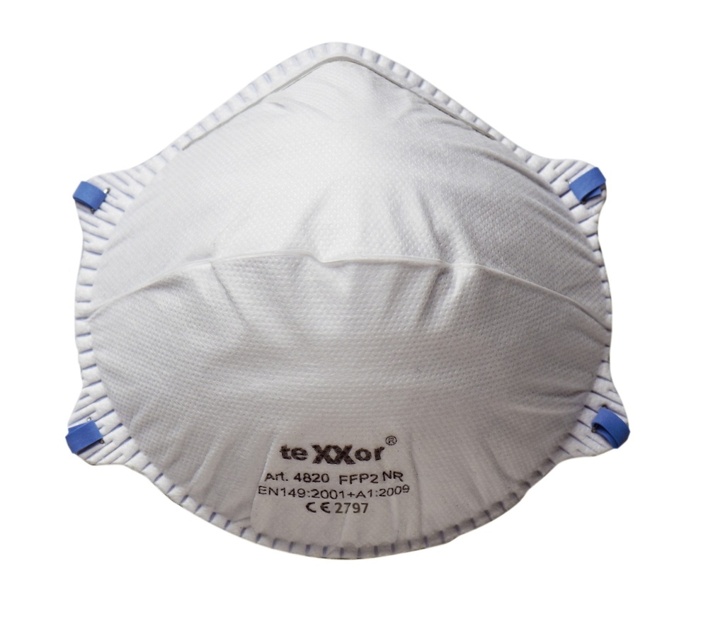 [100-55-005-UNI] teXXor Feinstaubmaske FFP2 NR D mit Nasenbügel