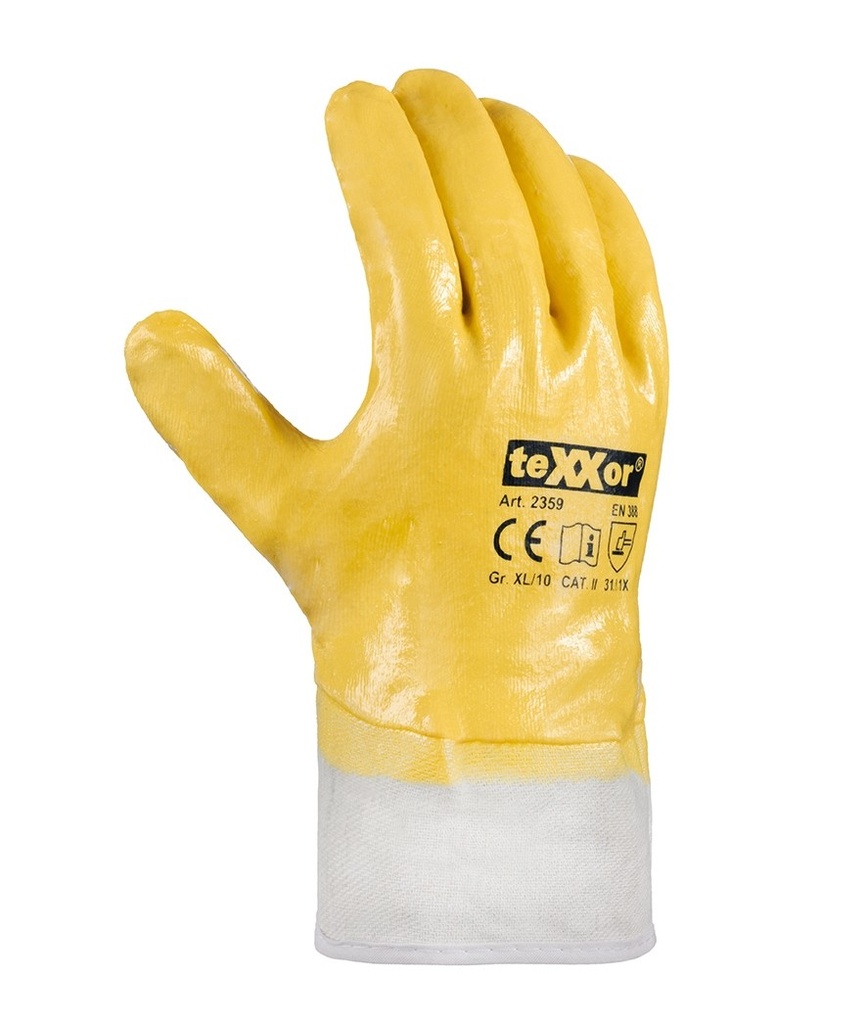 [100-50-036-9] teXXor® Nitril-Handschuhe STULPE (9)
