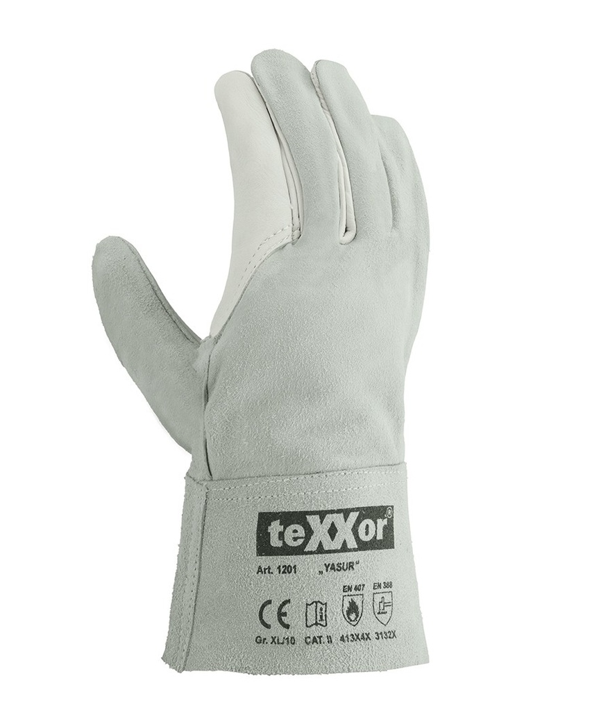 [100-50-050-10] teXXor Yasur Rindvoll-/Spaltleder Handschuhe