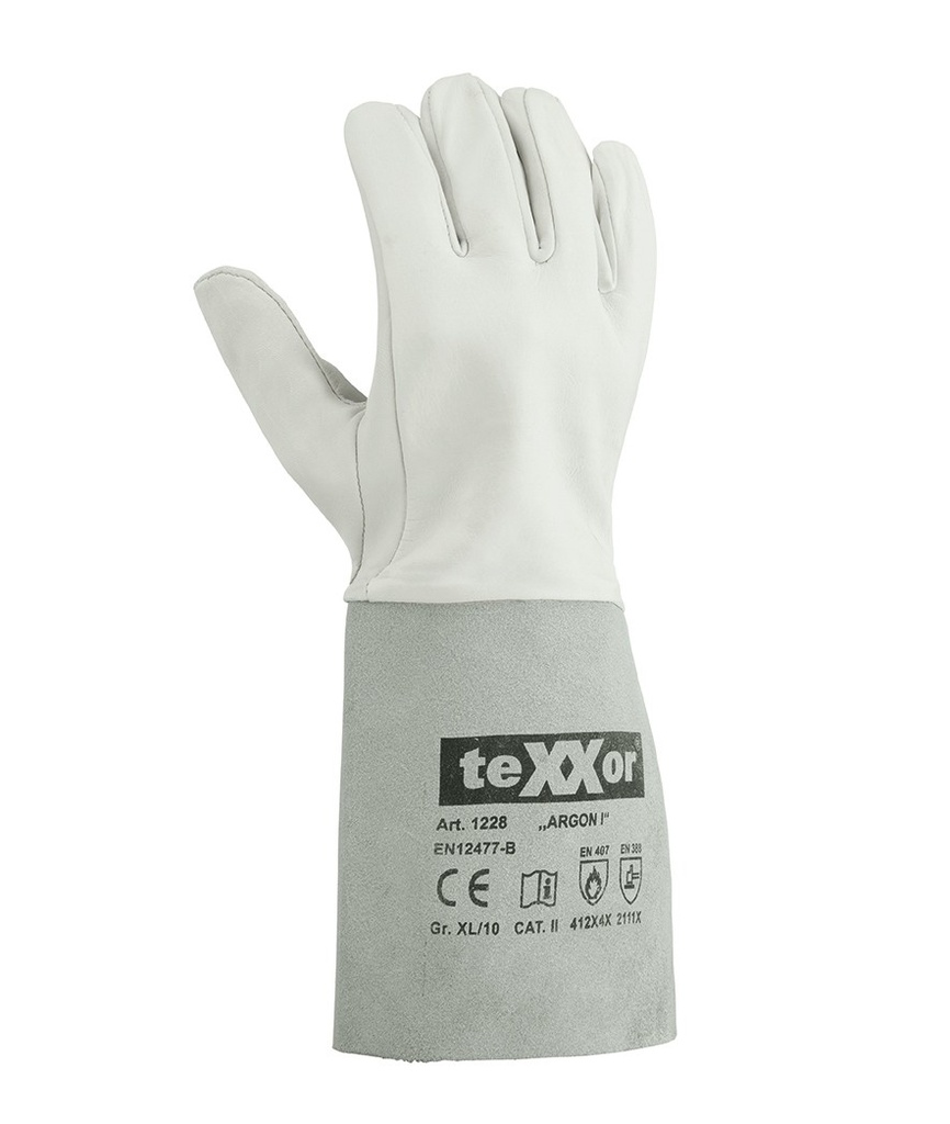 [100-50-059-12] teXXor® Schweißerhandschuhe ARGON I