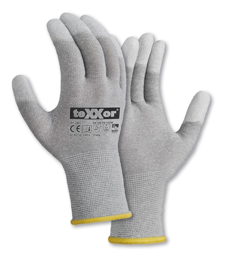 [100-50-062-6] teXXor® Strickhandschuhe ESD 1 (6)