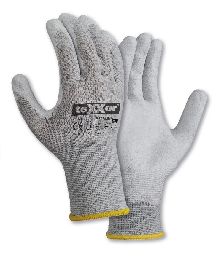 [100-50-063-7] teXXor ESD 2 Strickhandschuhe (7)