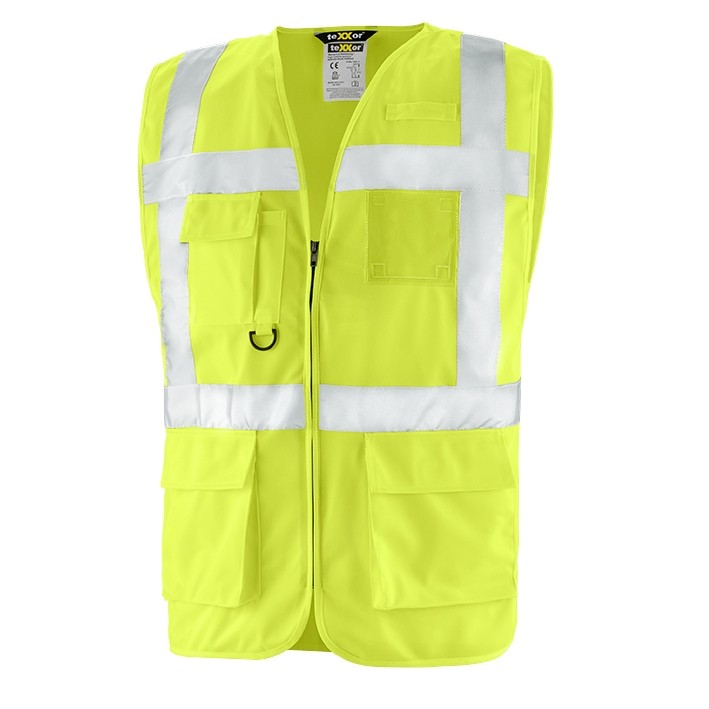 [100-30-005-XS] teXXor Dundas Warnschutzweste (XS, Warngelb)