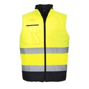 Portwest Warnschutz-Winterweste mit Kontrastbesatz
